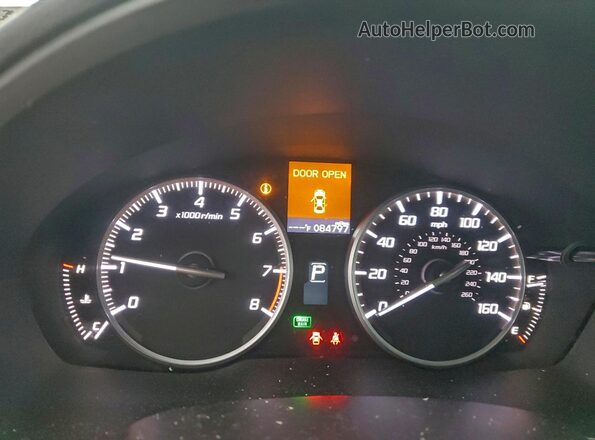 19UDE2F31HA007613 2017 ACURA ILX Charcoal Vista del cuadro de instrumentos