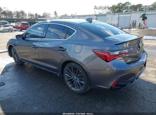 19UDE2F81MA004507 2021 ACURA ILX Gray Հետևի ձախ