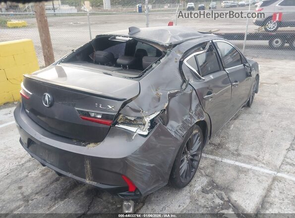 19UDE2F87MA000378 2021 ACURA ILX Black Widok zestawu wskaźników