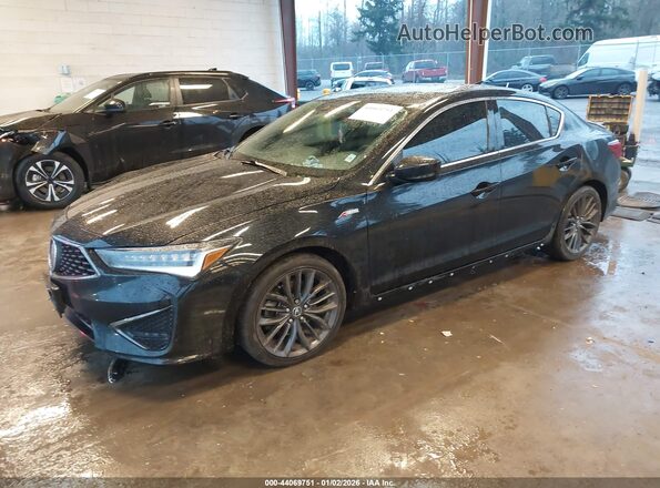 19UDE2F87MA006603 2021 ACURA ILX Black წინა მარცხენა ხედი სამი მეოთხედიდან