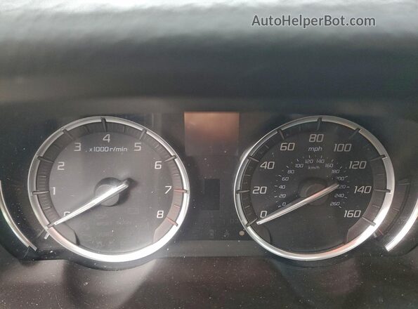 19UUB1F34GA015951 2016 ACURA TLX White Instrument cluster view