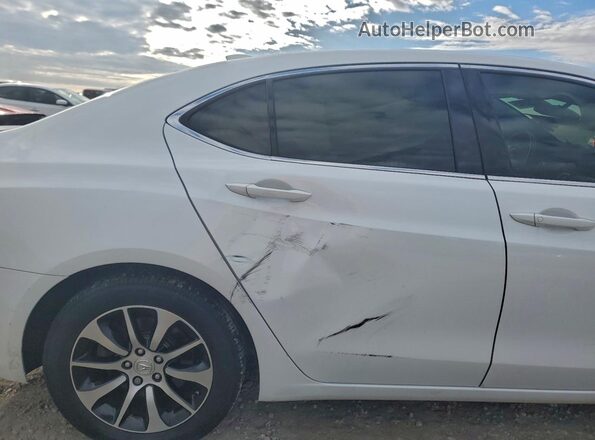 19UUB1F34GA015951 2016 ACURA TLX White Rear seats view