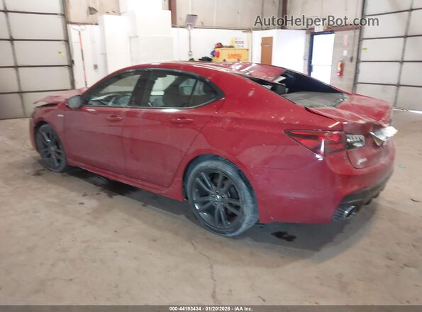 19UUB1F61KA003291 2019 ACURA TLX Red Задня ліва чверть