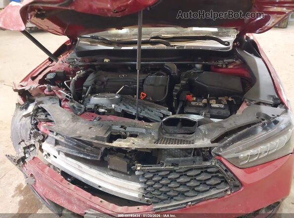 19UUB1F61KA003291 2019 ACURA TLX Red Вид ззаду
