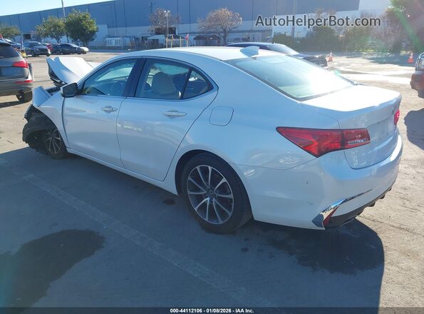19UUB2F33LA000728 2020 ACURA TLX White Trasero izquierdo