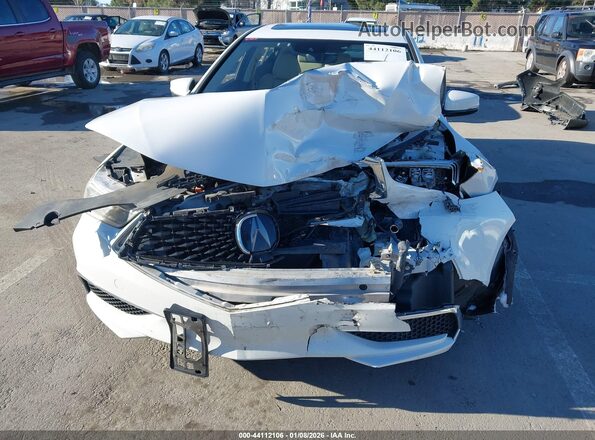 19UUB2F33LA000728 2020 ACURA TLX White Vista del cuadro de instrumentos