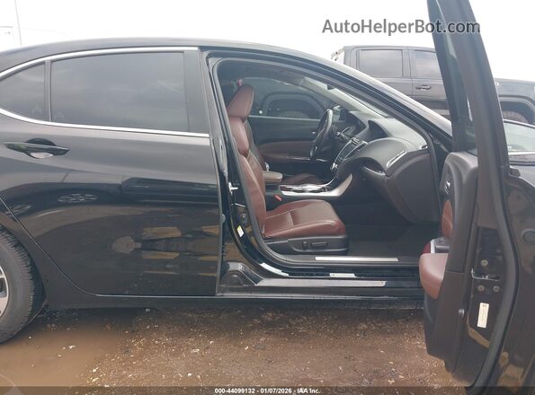 19UUB2F57GA002585 2016 ACURA TLX Black Widok wnętrza z przodu