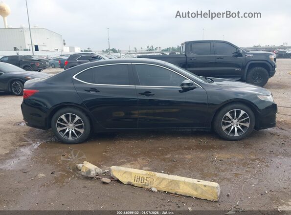 19UUB2F57GA002585 2016 ACURA TLX Black Widok wnętrza z tyłu