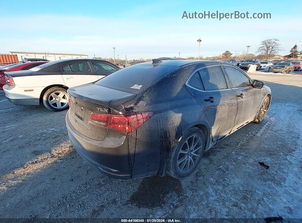 19UUB2F59GA008131 2016 ACURA TLX Черный Задняя правая четверть