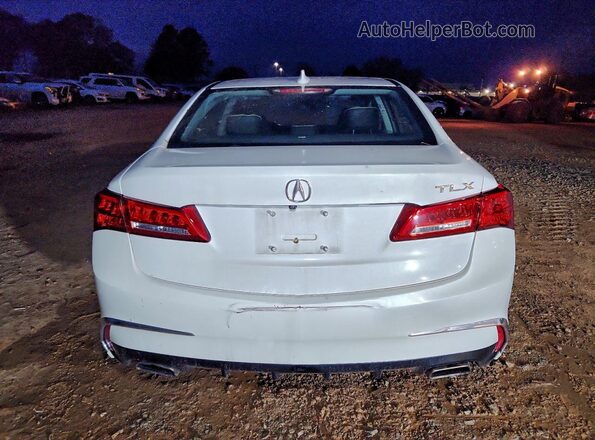 19UUB2F5XJA009182 2018 ACURA TLX White უკანა ხედი