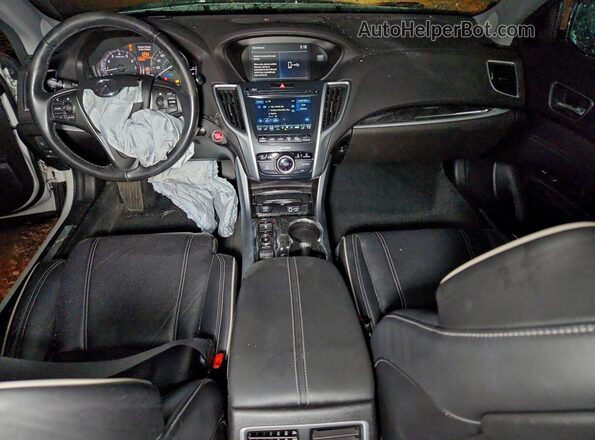 19UUB2F5XJA009182 2018 ACURA TLX White წინა პანელის ხედი