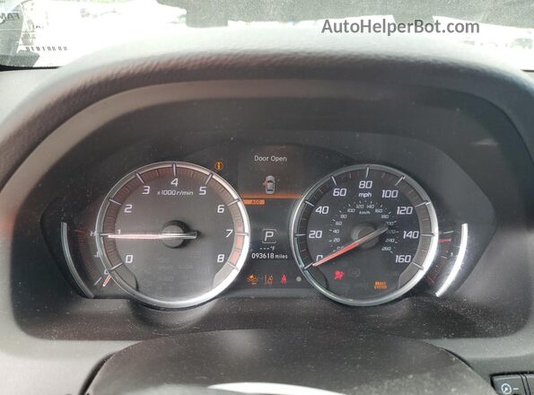 19UUB2F68LA004655 2020 ACURA TLX Black Instrument cluster view