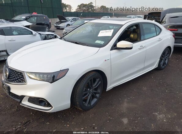 19UUB2F69LA004986 2020 ACURA TLX White Przód lewy