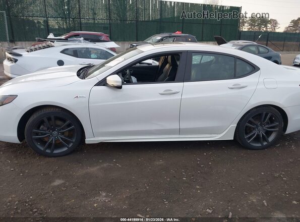 19UUB2F69LA004986 2020 ACURA TLX White Widok wnętrza 360 stopni