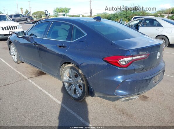 19UUB5F49MA006948 2021 ACURA TLX Blue Задня ліва чверть