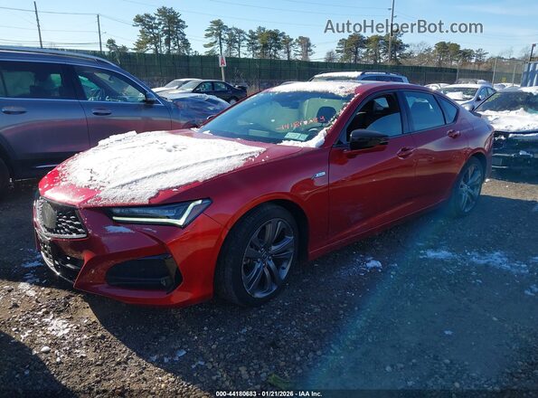 19UUB5F56NA003984 2022 ACURA TLX Red 