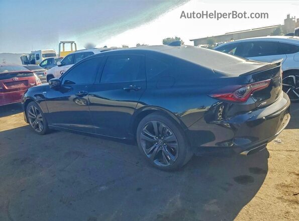 19UUB5F57PA001633 2023 ACURA TLX Black Задня ліва чверть