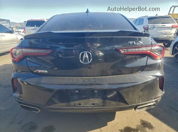 19UUB5F57PA001633 2023 ACURA TLX Black Вид ззаду