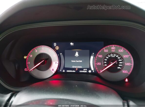 19UUB5F58PA007277 2023 ACURA TLX Black Vista de los asientos traseros