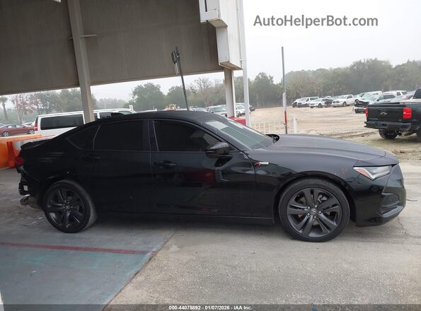 19UUB5F58PA007277 2023 ACURA TLX Black Vista interior de 360 grados