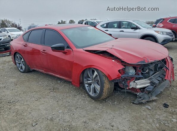 19UUB5F59NA005681 2022 ACURA TLX Red წინა მარჯვენა