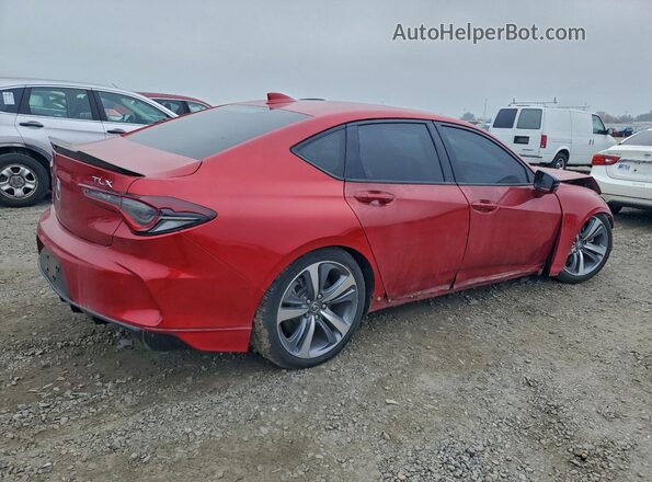 19UUB5F59NA005681 2022 ACURA TLX Red უკანა მარჯვენა