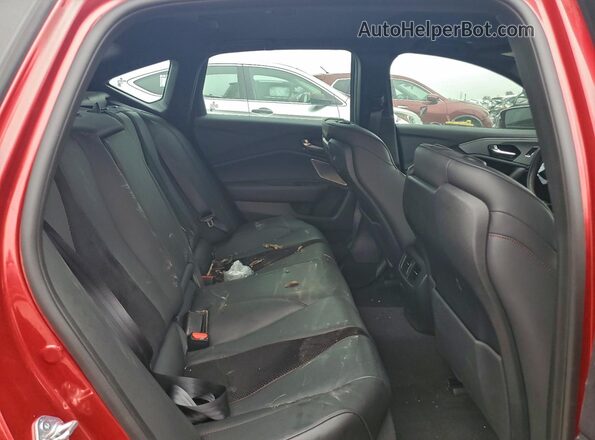 19UUB5F59NA005681 2022 ACURA TLX Red უკანა სავარძლების ხედი