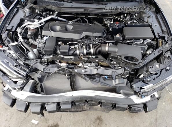 19UUB6F50PA000202 2023 ACURA TLX Черный Вид задней части салона
