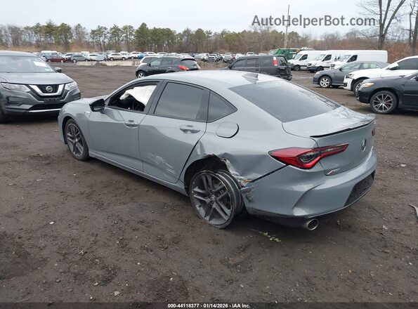 19UUB6F51SA001738 2025 ACURA TLX Gray Trasero izquierdo
