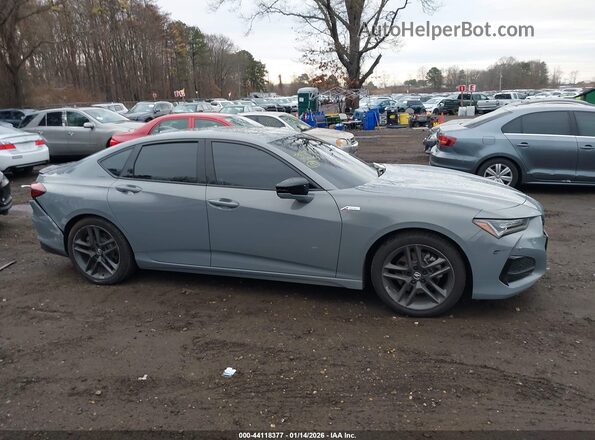 19UUB6F51SA001738 2025 ACURA TLX Gray Vista interior trasera