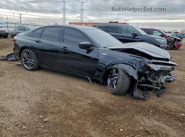 19UUB6F52SA003725 2025 ACURA TLX Black Передня права чверть