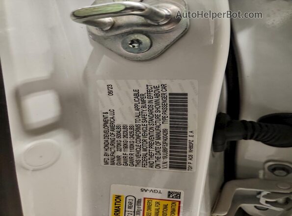 19UUB6F53PA004289 2023 ACURA TLX White Widok komory silnika