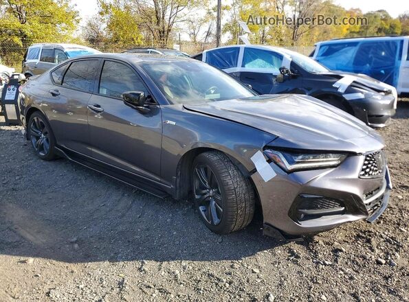 19UUB6F54NA002001 2022 ACURA TLX Gray Передня права чверть
