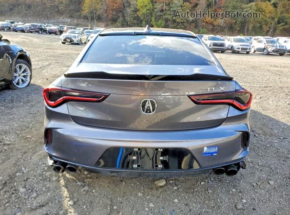 19UUB6F54NA002001 2022 ACURA TLX Gray Вид ззаду