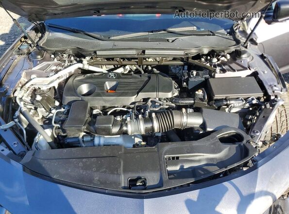 19UUB6F54NA002001 2022 ACURA TLX Gray Вид задньої частини салону