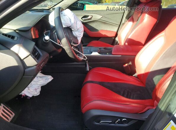 19UUB6F54NA002001 2022 ACURA TLX Gray Вид салону спереду