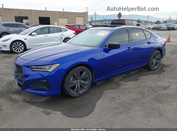 19UUB6F55MA000532 2021 ACURA TLX Blue Przód lewy