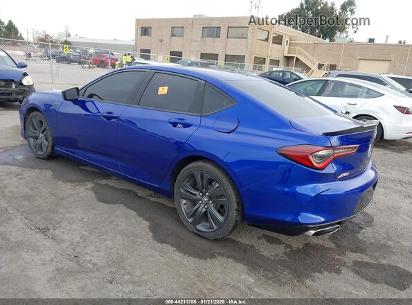 19UUB6F55MA000532 2021 ACURA TLX Blue Tył lewy