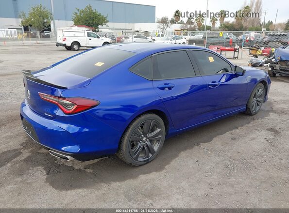 19UUB6F55MA000532 2021 ACURA TLX Blue Tył prawy