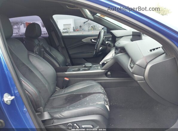 19UUB6F55MA000532 2021 ACURA TLX Blue Widok wnętrza z przodu