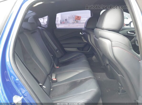 19UUB6F55MA000532 2021 ACURA TLX Blue Widok naklejki z numerem VIN