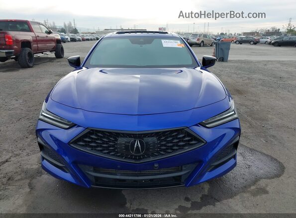 19UUB6F55MA000532 2021 ACURA TLX Blue Widok deski rozdzielczej