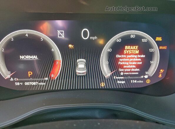 19UUB6F56SA000648 2025 ACURA TLX Gray Vista del cuadro de instrumentos