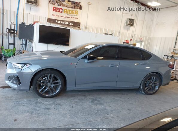 19UUB6F56SA004151 2025 ACURA TLX Gray Вид задньої частини салону