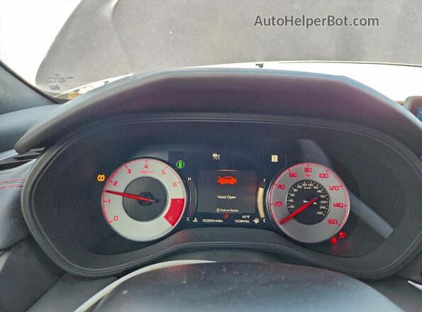 19UUB6F59NA001040 2022 ACURA TLX Gray Vista del cuadro de instrumentos
