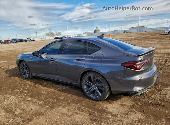 19UUB6F59NA001040 2022 ACURA TLX Gray Trasero izquierdo
