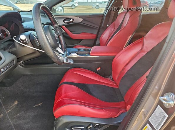 19UUB6F59NA001040 2022 ACURA TLX Gray Vista interior delantera