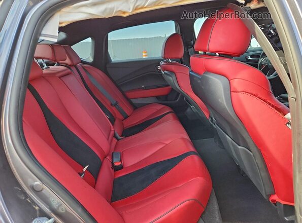 19UUB6F59NA001040 2022 ACURA TLX Gray Vista de los asientos traseros