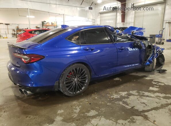 19UUB7F06NA002124 2022 ACURA TLX Blue Հետևի աջ