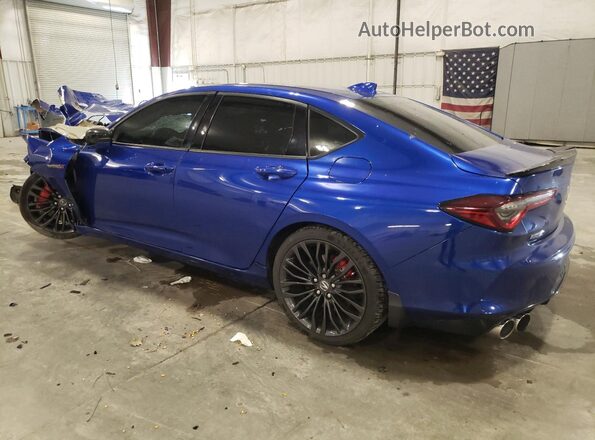 19UUB7F06NA002124 2022 ACURA TLX Blue Հետևի ձախ